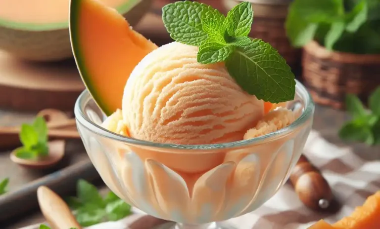 Cantaloupe Ice Cream Recipe – A Refreshing Homemade Treat