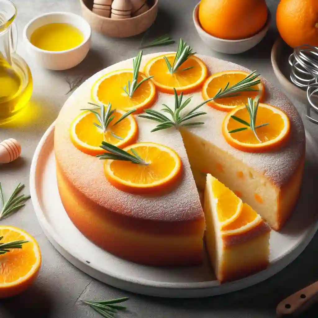 Orange Rosemary Olive Oil Cake Recipe: A Taste of the Mediterranean