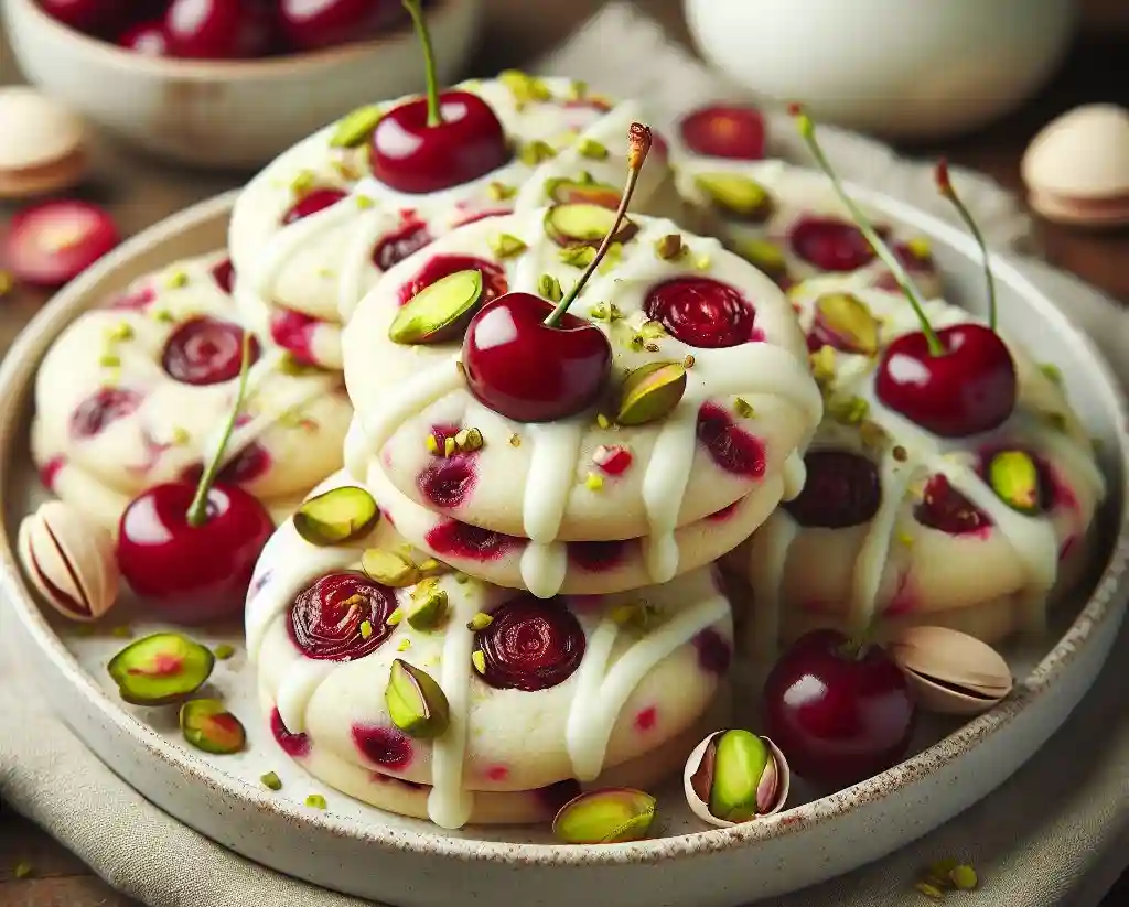 White Chocolate Cherry Pistachio Cookies Recipe: A Delicious Treat