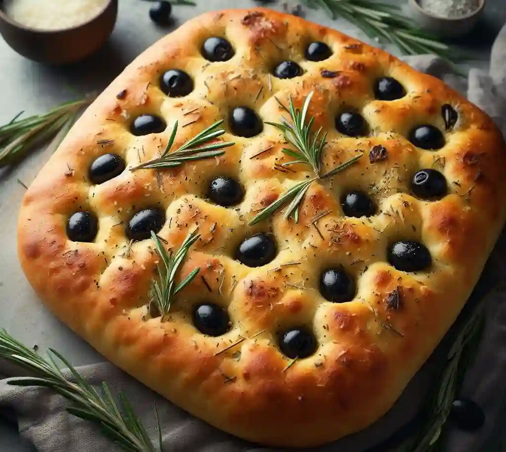 Black Olive Parmesan Focaccia Recipe: A Delicious Italian-Inspired Bread