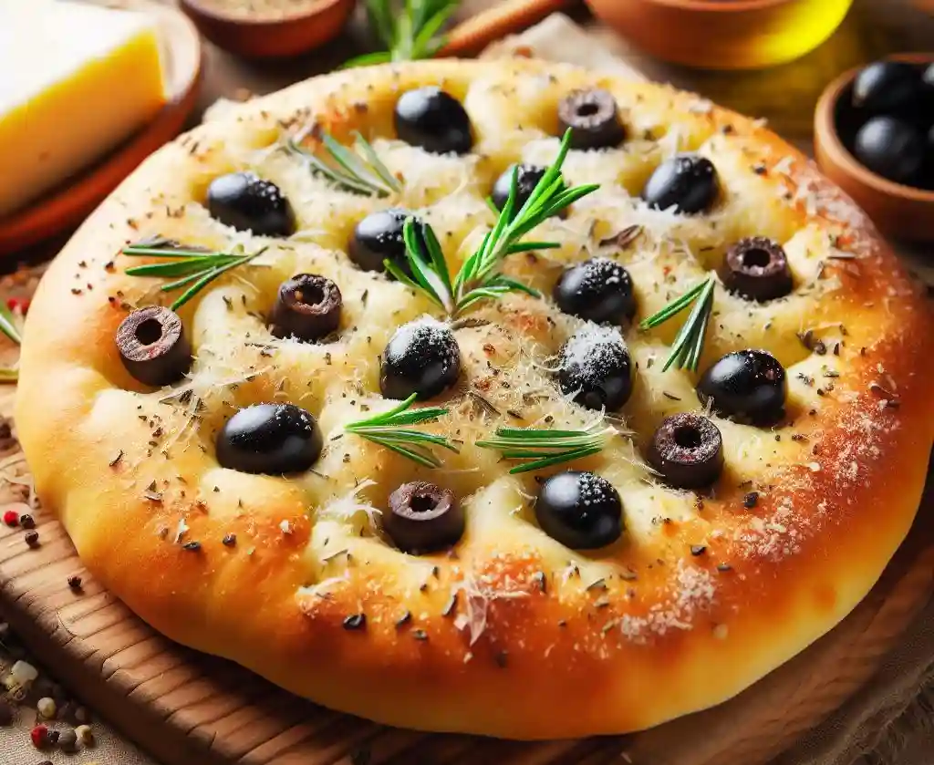 Black Olive Parmesan Focaccia Recipe: A Delicious Italian-Inspired Bread