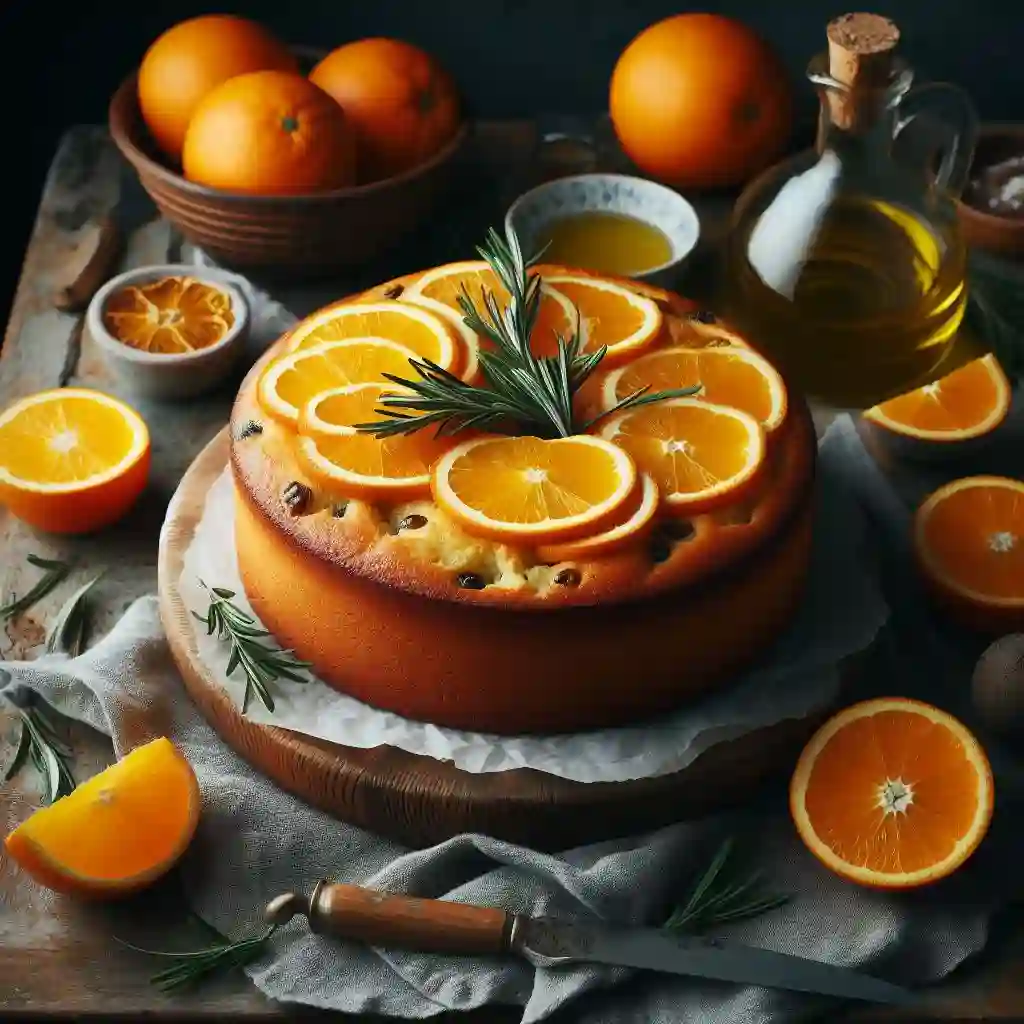 Orange Rosemary Olive Oil Cake Recipe: A Taste of the Mediterranean