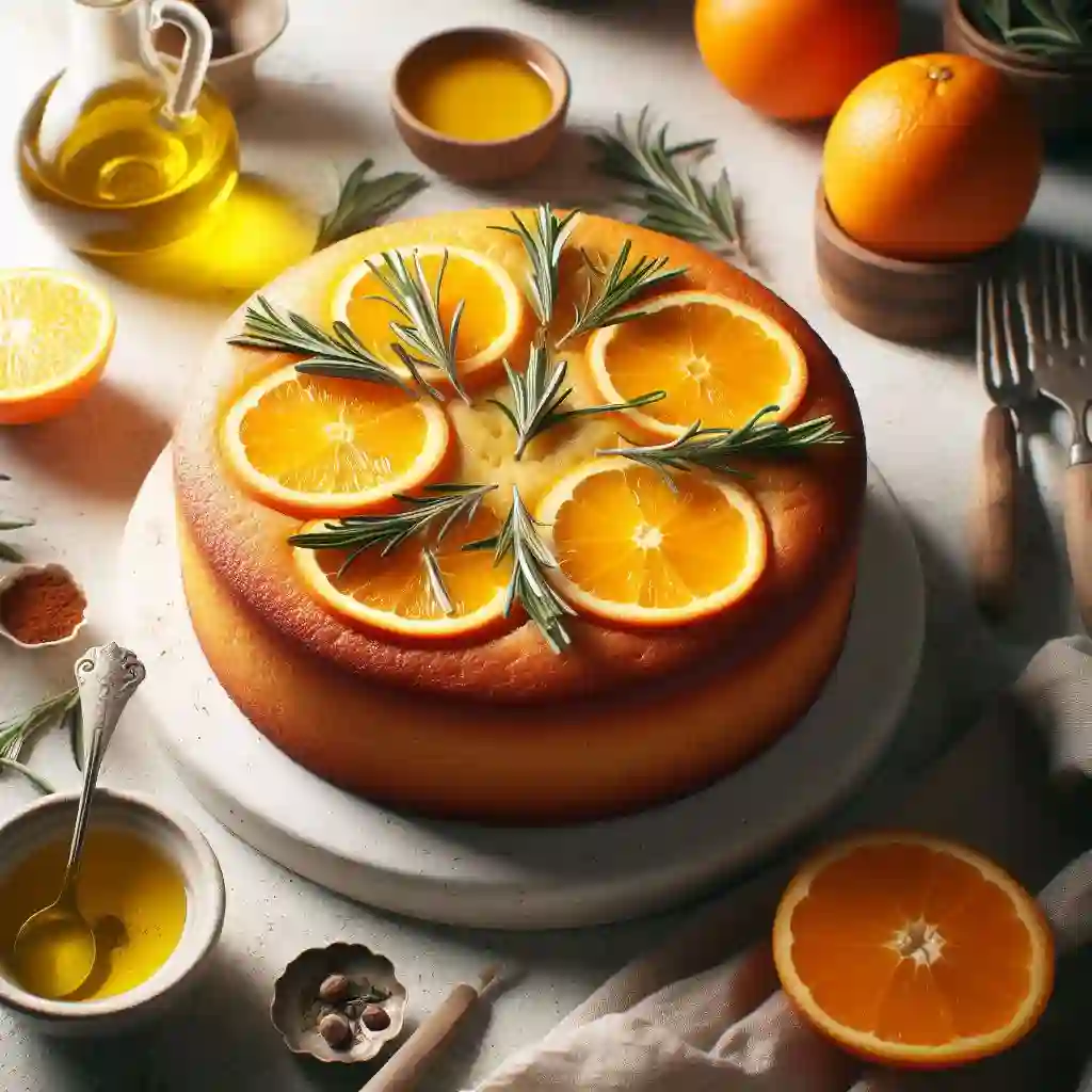 Orange Rosemary Olive Oil Cake Recipe: A Taste of the Mediterranean