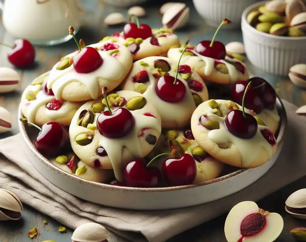 White Chocolate Cherry Pistachio Cookies Recipe: A Delicious Treat