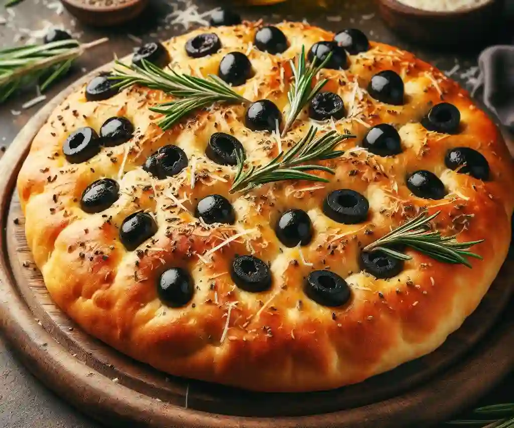 Black Olive Parmesan Focaccia Recipe: A Delicious Italian-Inspired Bread