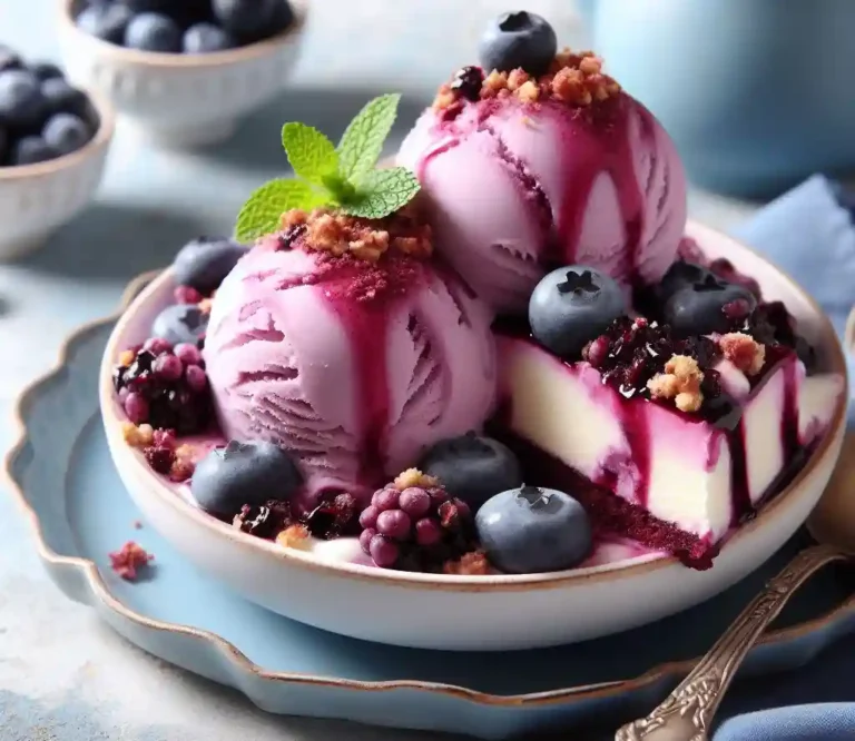 Homemade Blueberry Cheesecake Ice Cream: A Simple Recipe Guide