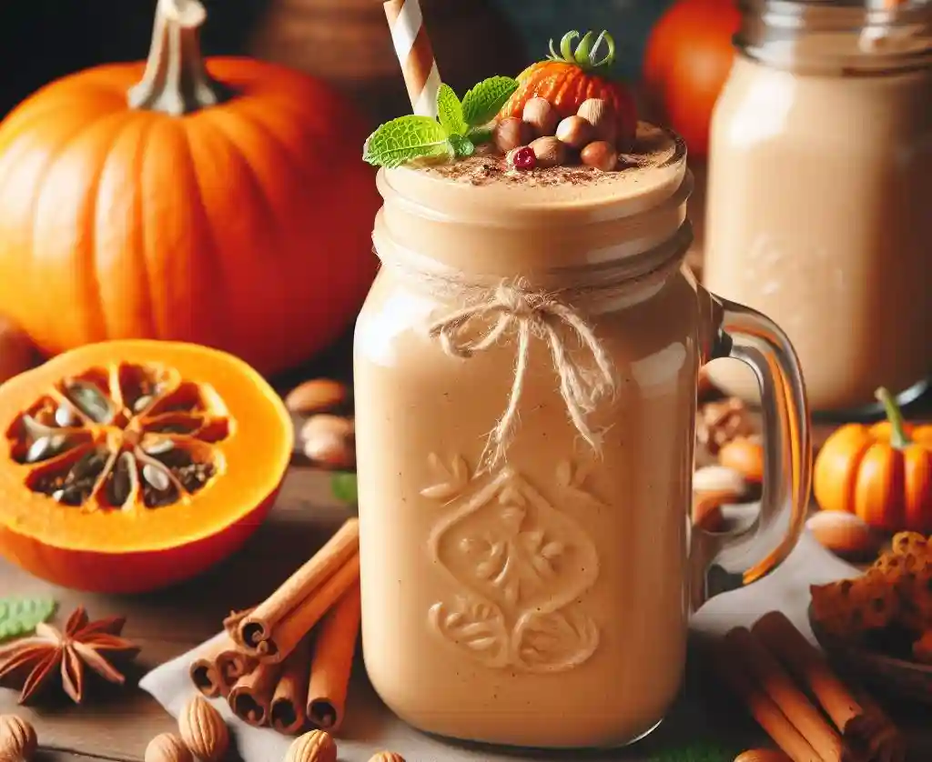 Vegan Pumpkin Spice Protein Smoothie Recipe - A Delicious and Healthy treat