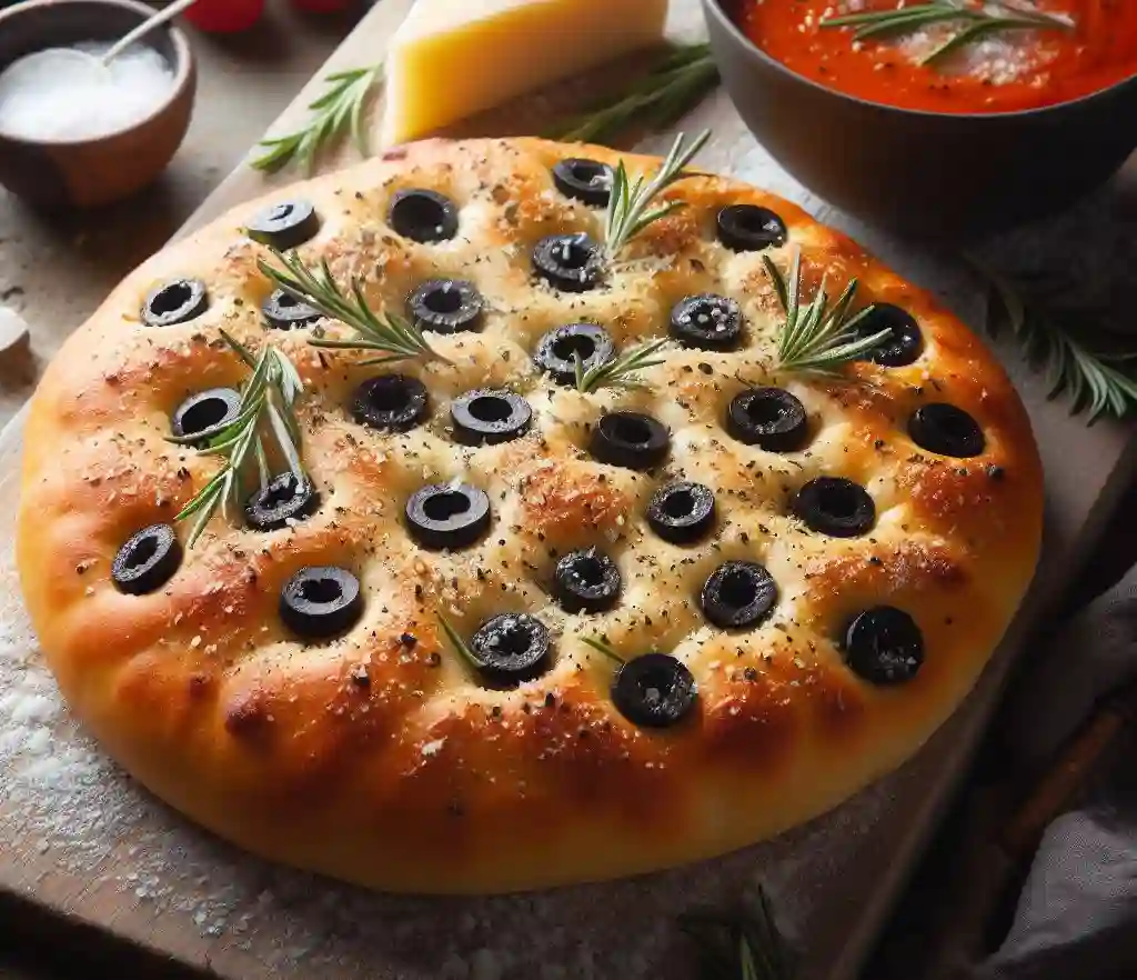 Black Olive Parmesan Focaccia Recipe: A Delicious Italian-Inspired Bread