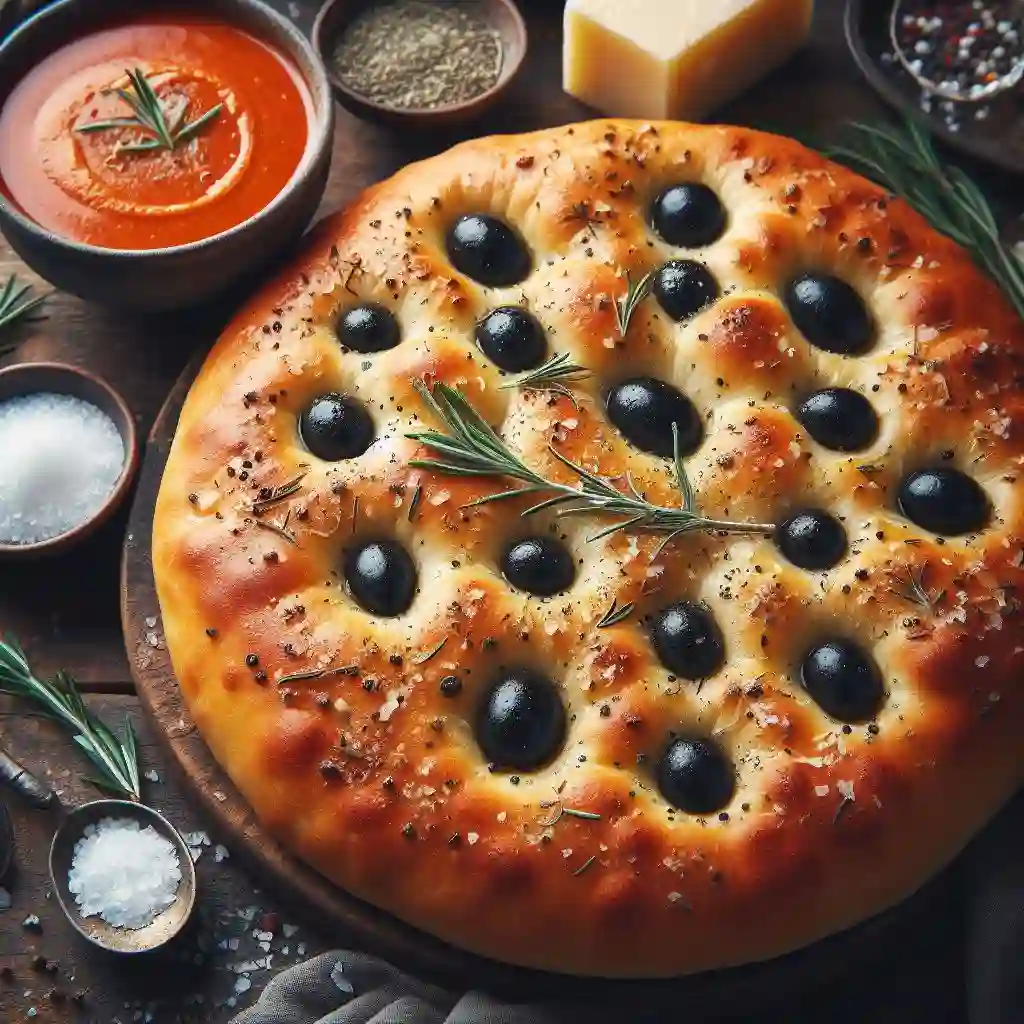 Black Olive Parmesan Focaccia Recipe: A Delicious Italian-Inspired Bread