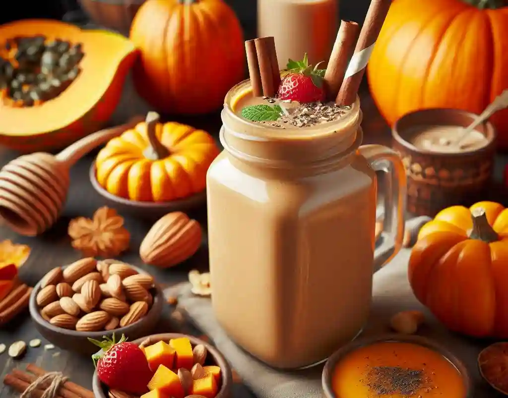 Vegan Pumpkin Spice Protein Smoothie Recipe - A Delicious and Healthy treat