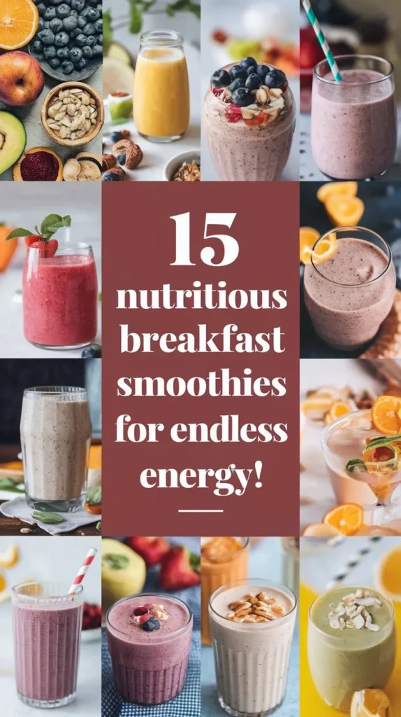 15 Super Healthy Breakfast Smoothies for a Boost of Energy in 2025