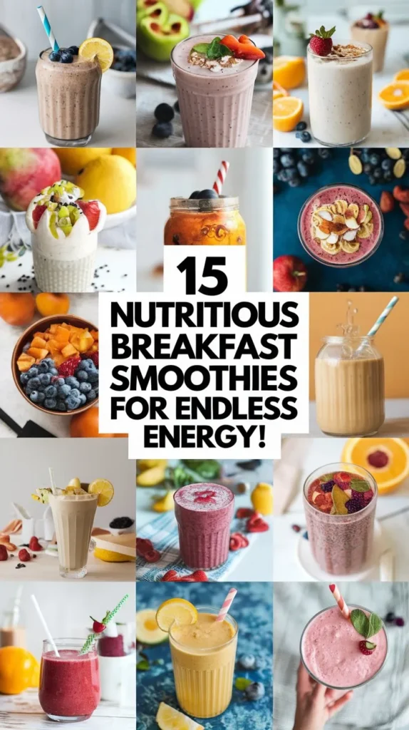 15 Super Healthy Breakfast Smoothies for a Boost of Energy in 2025