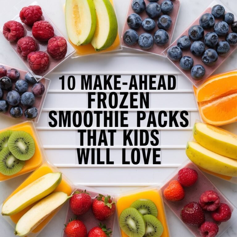 10 Make-Ahead Frozen Smoothie Packs That Kids Will Love in 2024