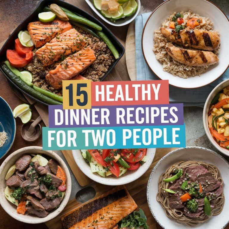 15 Healthy Dinner Recipes for Two People in 2024