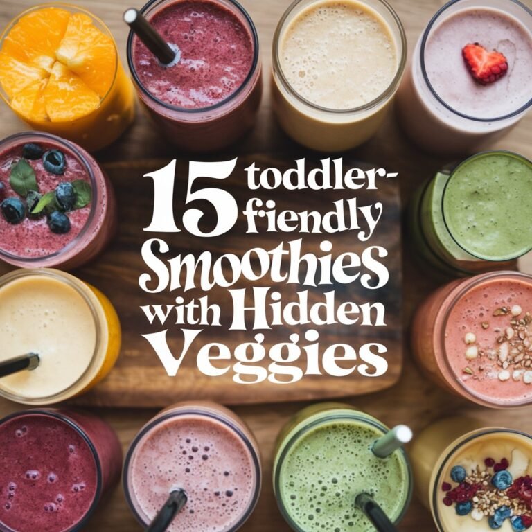 15 Toddler-Friendly Smoothies With Hidden Veggies in 2024