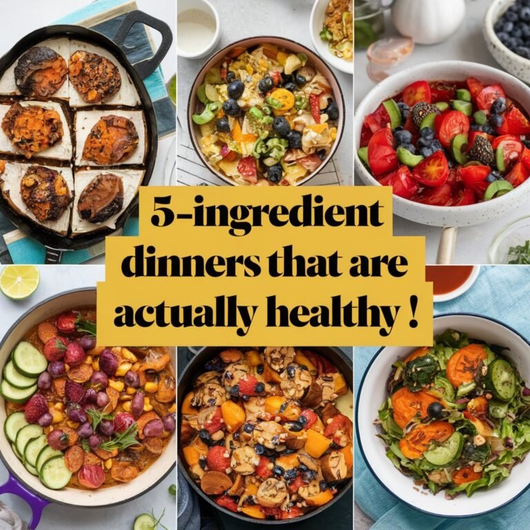 15 5-Ingredient Dinners That Are Actually Healthy in 2024