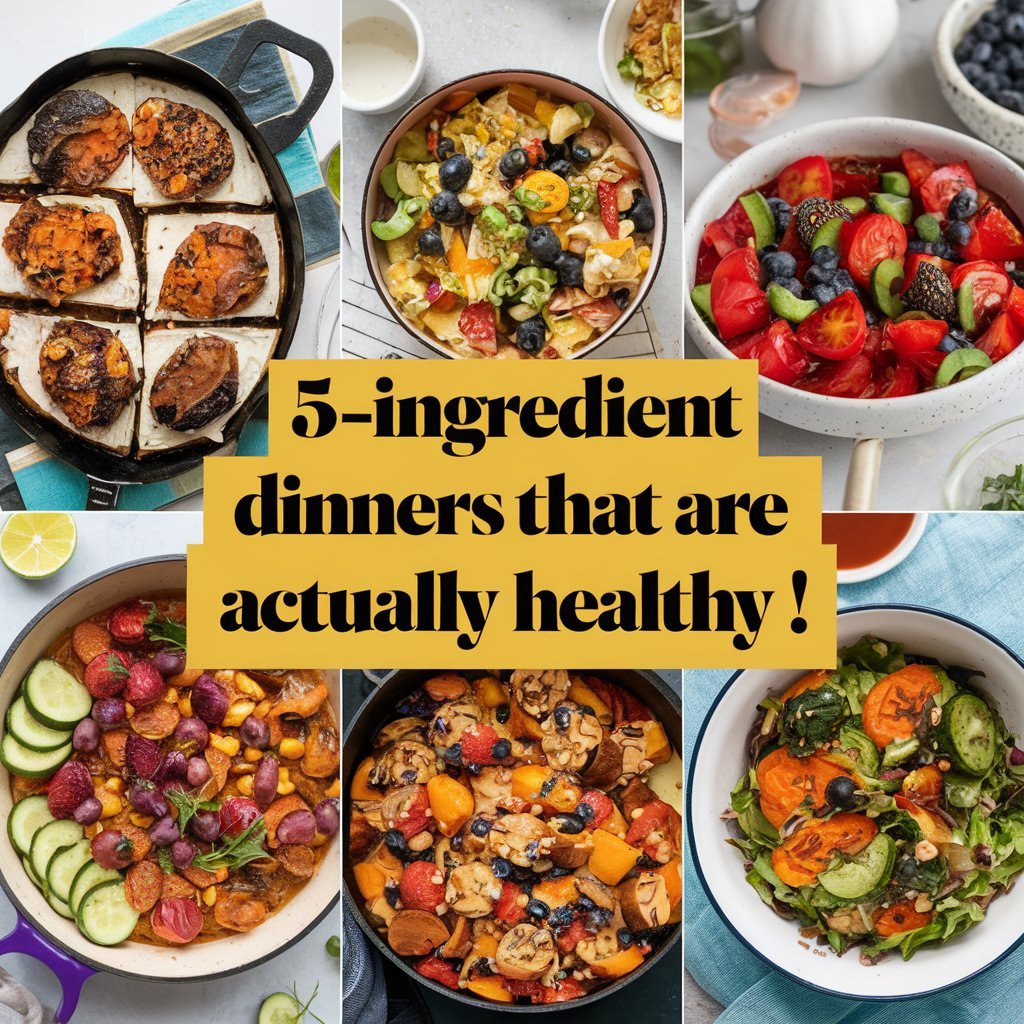 15 5-Ingredient Dinners That Are Actually Healthy in 2025