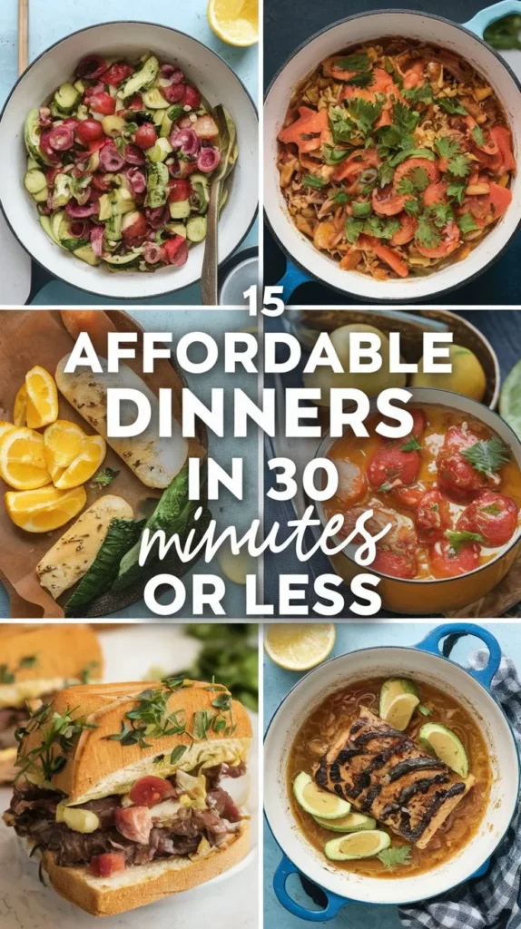 15 Affordable and Quick Dinner Recipes in 2024