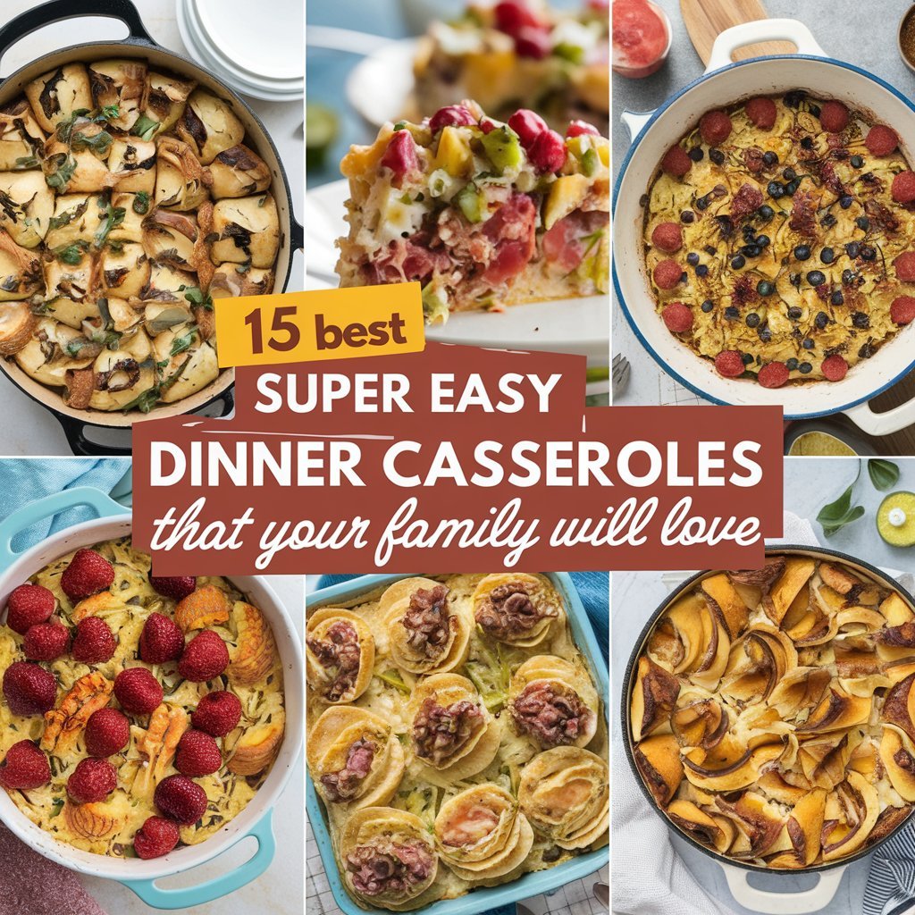 15 Super Easy Dinner Casseroles That Your Family Will Love in 2024