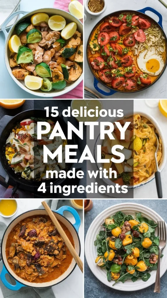 15 Delicious Pantry Meals Made with 4 Ingredients in 2024