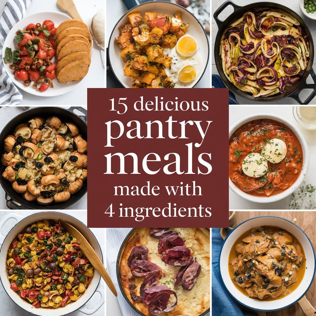 15 Delicious Pantry Meals Made with 4 Ingredients in 2024