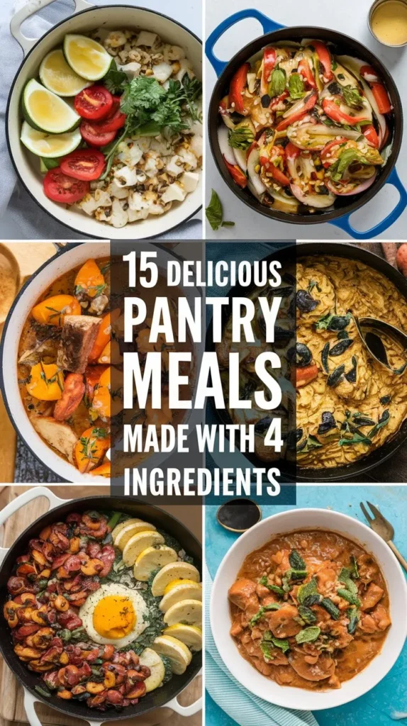 15 Delicious Pantry Meals Made with 4 Ingredients in 2024