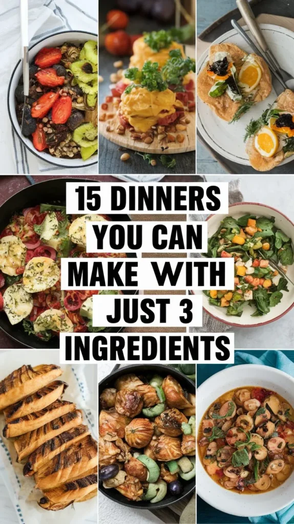 15 Impossibly Easy Dinners With 3 Ingredients in 2024