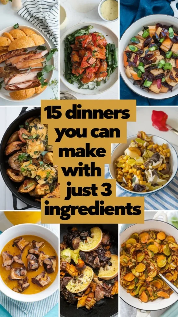 15 Impossibly Easy Dinners With 3 Ingredients in 2024