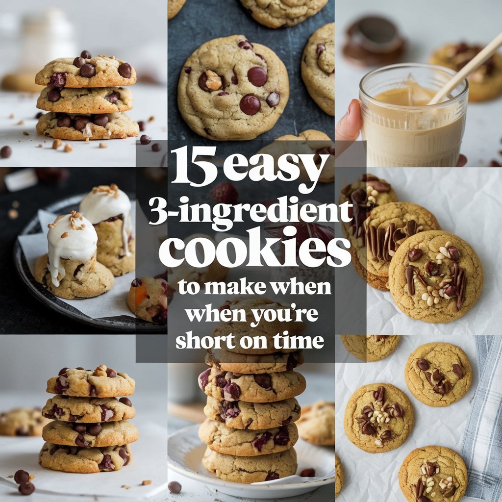 15 Easy 3-Ingredient Cookies to Make When You're Short on Time in 2025 15 Easy 3-Ingredient Cookies to Make When You're Short on Time in 2025