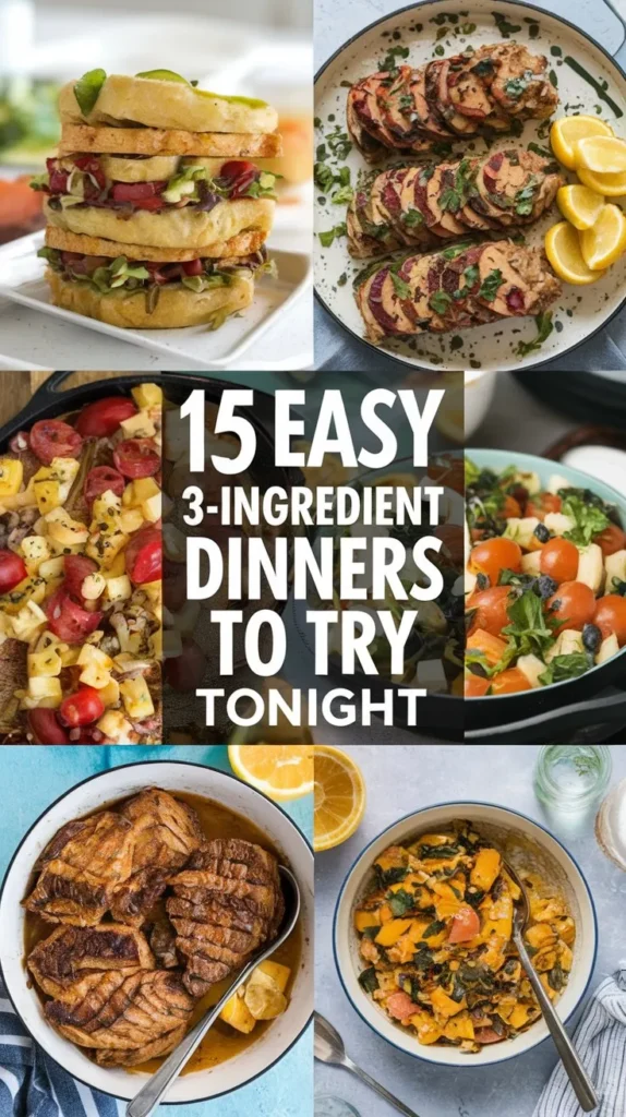 15 Impossibly Easy Dinners With 3 Ingredients in 2024