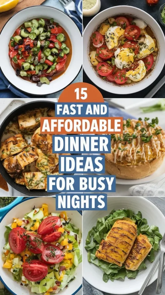 15 Affordable and Quick Dinner Recipes in 2024