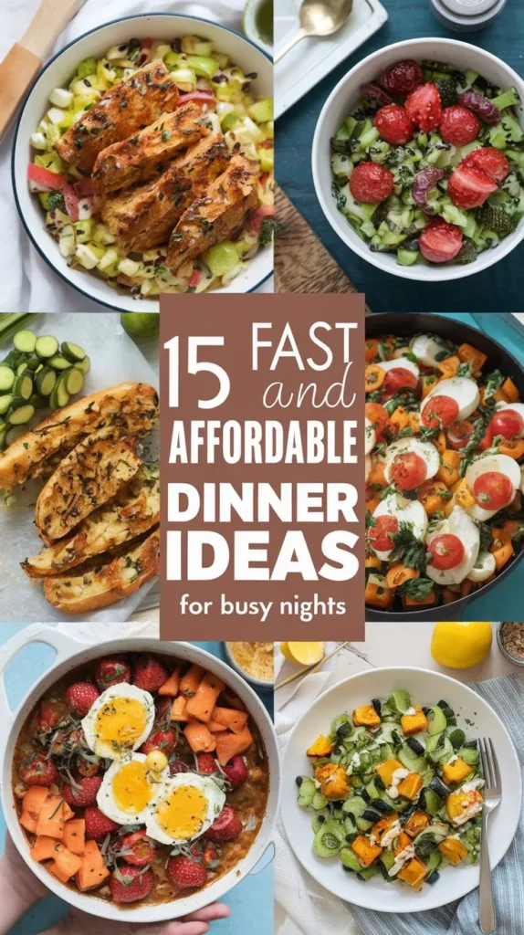 15 Affordable and Quick Dinner Recipes in 2024