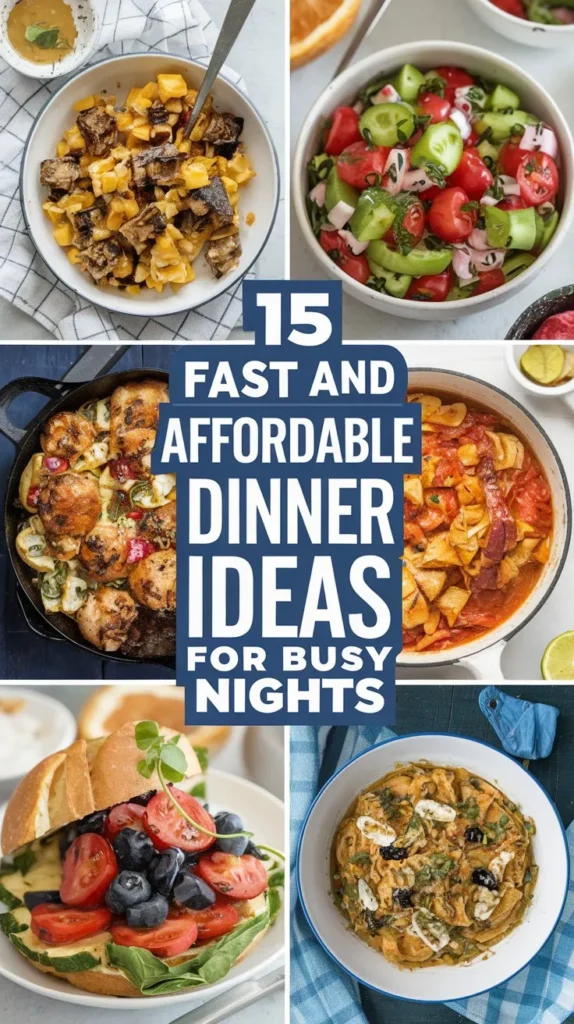 15 Affordable and Quick Dinner Recipes in 2024