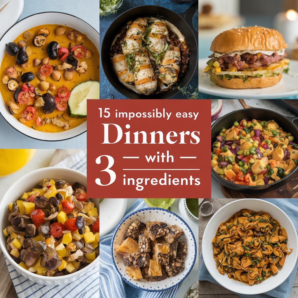 15 Impossibly Easy Dinners With 3 Ingredients in 2024