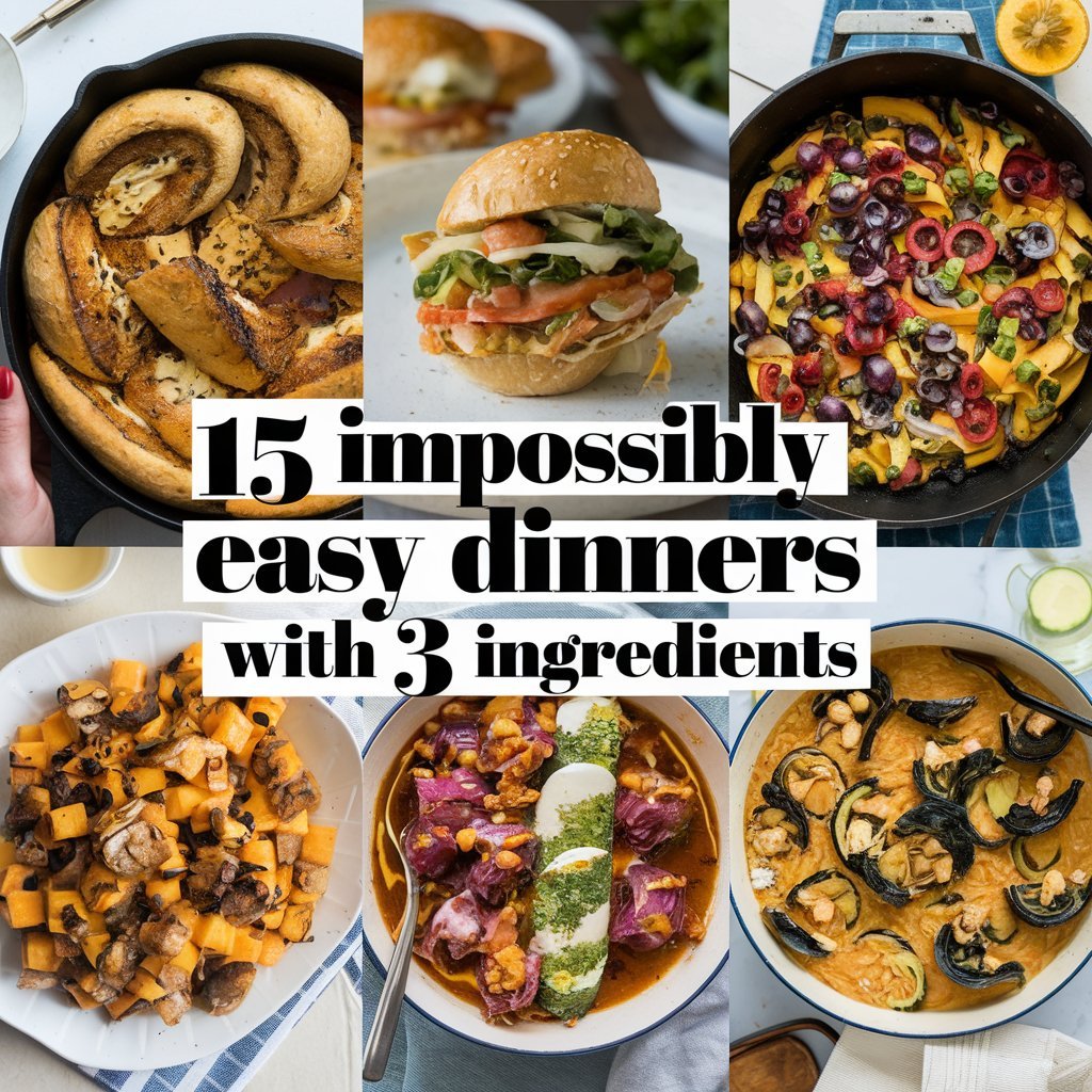 15 Impossibly Easy Dinners With 3 Ingredients in 2024