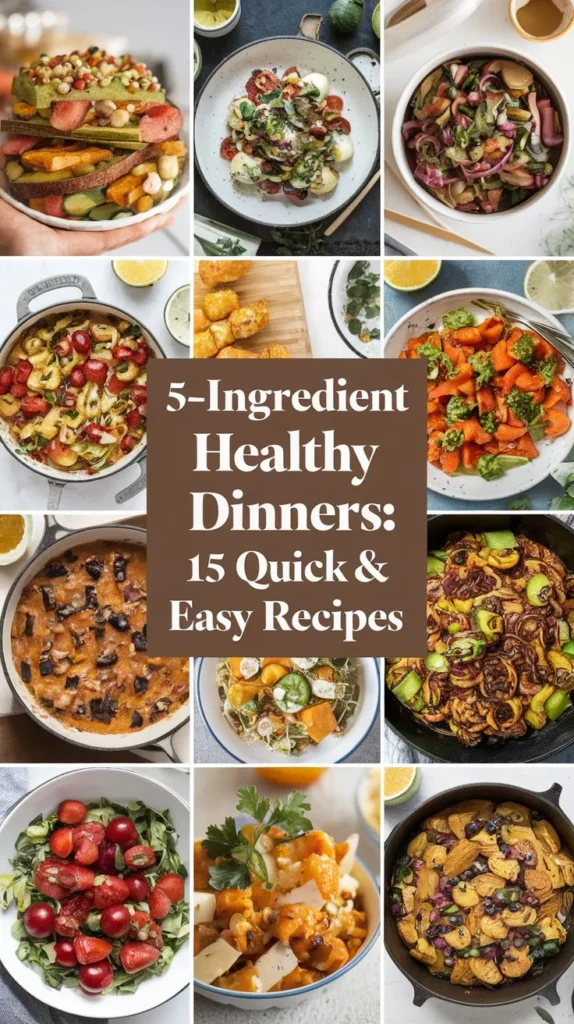 15 5-Ingredient Dinners That Are Actually Healthy in 2025