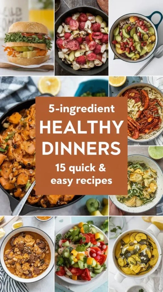 15 5-Ingredient Dinners That Are Actually Healthy in 2025