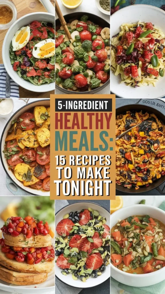 15 5-Ingredient Dinners That Are Actually Healthy in 2025