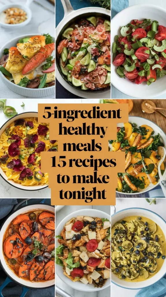 15 5-Ingredient Dinners That Are Actually Healthy in 2025