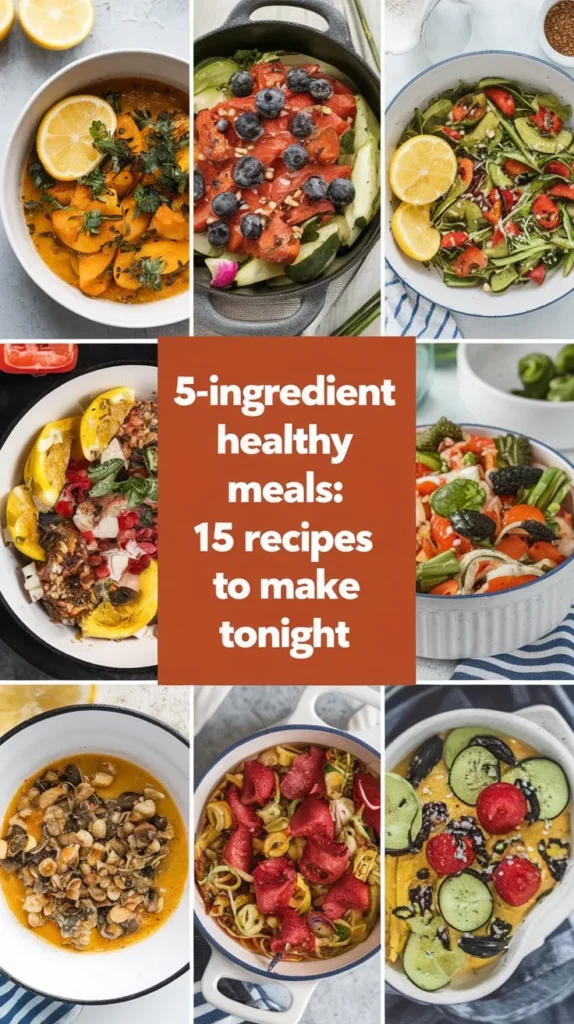 15 5-Ingredient Dinners That Are Actually Healthy in 2025