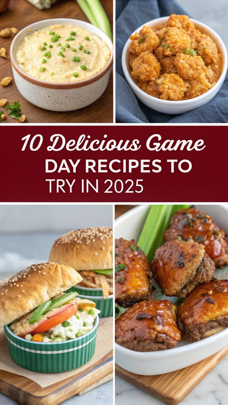 10 Delicious Game Day Recipes to Try in 2025