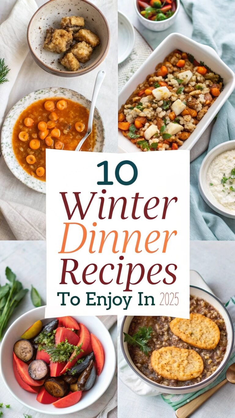 10 Cozy Winter Dinner Recipes to Enjoy in 2025: A Comprehensive Guide