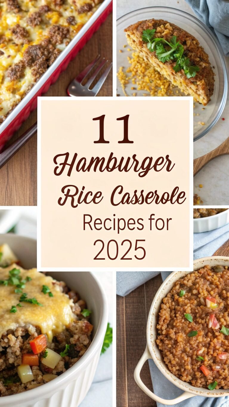 11 Hamburger Rice Casserole Recipes for 2025