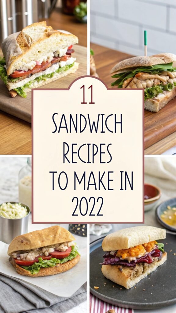 11 Sandwich Recipes to Make in 2025: A Delicious Journey