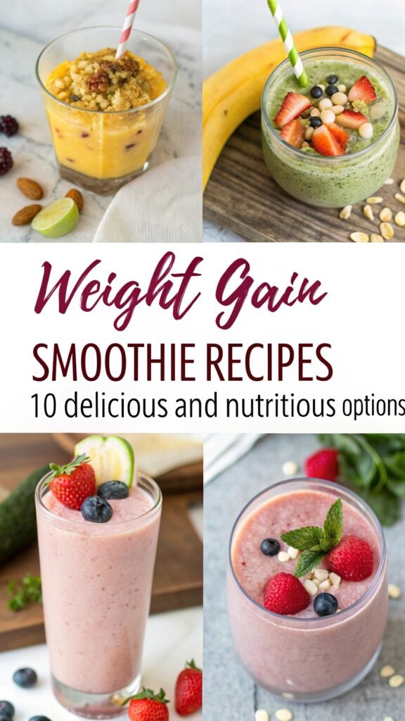Weight Gain Smoothie Recipes: 10 Delicious and Nutritious Options Weight Gain Smoothie Recipes: 10 Delicious and Nutritious Options