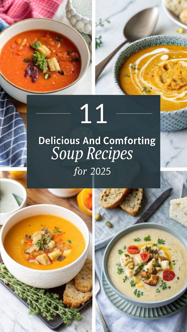 11 Delicious and Comforting Soup Recipes for 2025