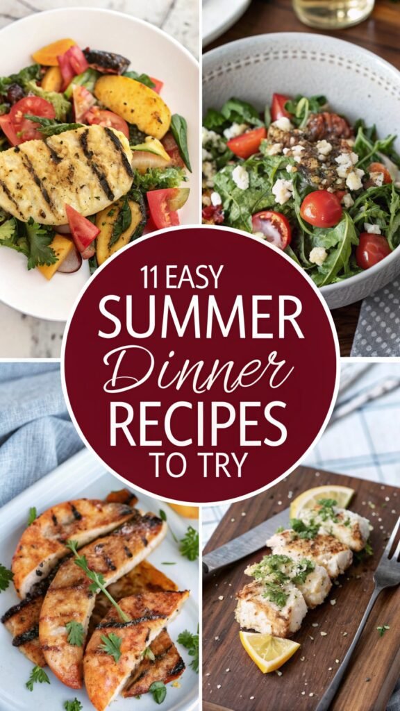 11 Easy Summer Dinner Recipes to Try in 2025