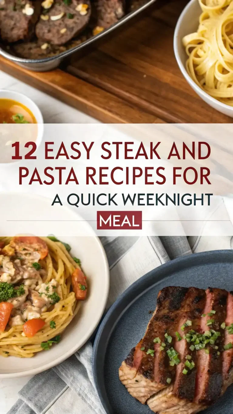 12 Easy Steak and Pasta Recipes for a Quick Weeknight Meal 2025