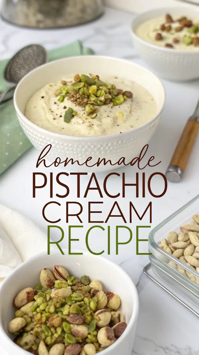 Easy Homemade Pistachio Cream Recipe for Sweet Treats