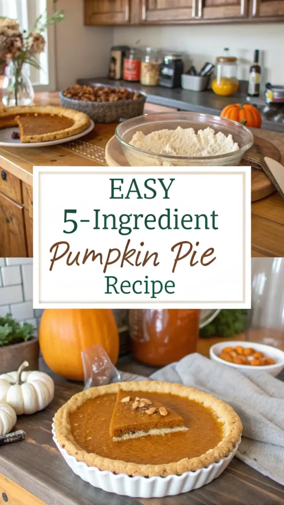 Easy 5-Ingredient Pumpkin Pie Recipe for a Quick Dessert Easy 5-Ingredient Pumpkin Pie Recipe for a Quick Dessert
